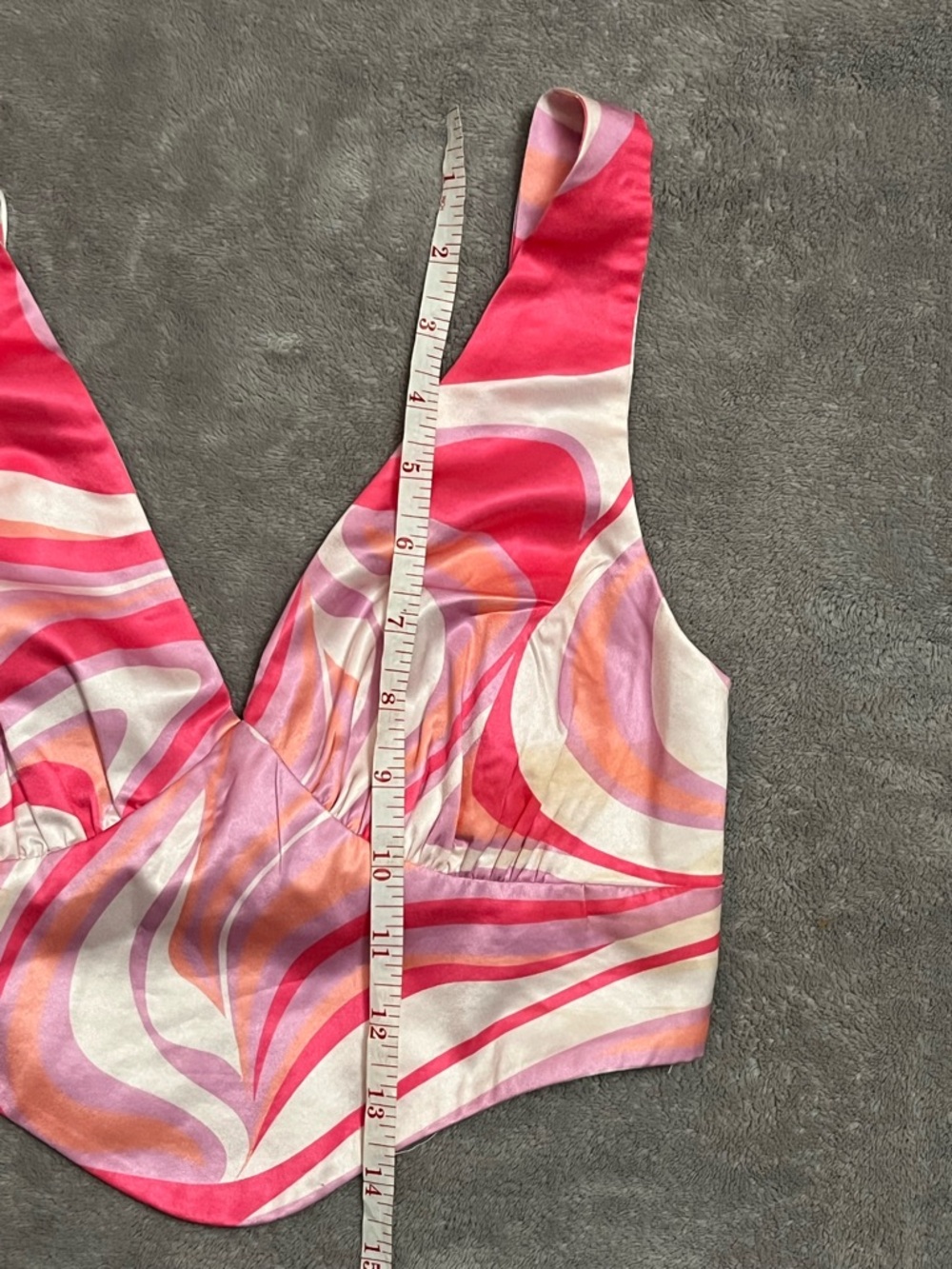 Princess Polly Pink Swirl Crop Top - Picture 4 of 7